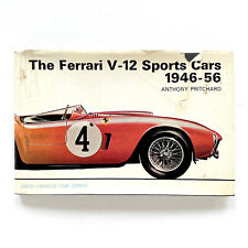 THE FERRARI V-12 SPORTS CARS 1946-1956 Anthony Pritchard 1970 Book Arco England picture
