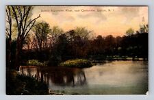 Centerville Station NY-New York, Scenic Neversink River, Vintage c1907 Postcard picture