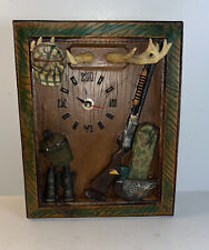 Deer/ Duck Hunting Wall Clock picture