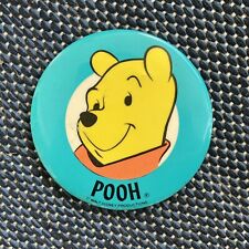 Vtg Walt Disney 1970 - 80s Winnie The Pooh Large Pinback Button Pin Souvenir picture