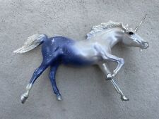 Rare Breyer Horse #1146 Stardust Pearl Blue Running Stallion Unicorn Decorator picture