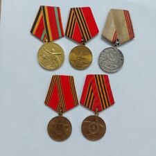 WW2 USSR Russia Medal Veteran, Lot  5 pcs.#584a picture