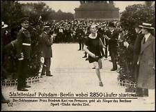 Germany 1913 Oversize  RPPC Footrace Berlin 2850 Runners 75718 picture