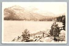 Donner Lake California RPPC Antique Nevada County DPO Photo GELATT Cancel 1935 picture