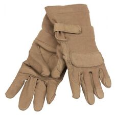 USGI USMC Military Nomex Combat Gloves Tan Leather Aramid Sz Medium GEC New picture
