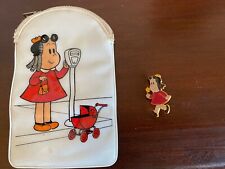 Little Lulu Change Purse And Pin (Hallmark 1970’s) picture