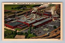 Kingsport TN-Tennessee, Aerial Of Head Corporation, Antique, Vintage Postcard picture