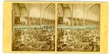 London England UK - INTERIOR UNDER WESTERN DOME - 1862 Exposition Stereoview picture