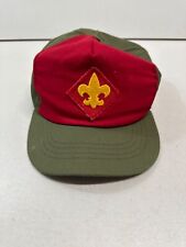 BSA Red and Green Twill hat adjustable snap back Childrens picture