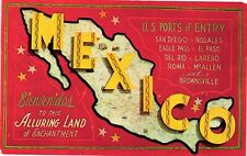 Vintage Postcard- D8475. MEXICO LAND OF ENCHANTMENT. UnPost 1910 picture