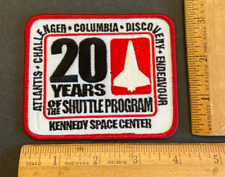 Vintage RARE Original NASA KSC 20 Years of The Shuttle Program Patch picture