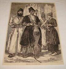 1883 magazine engraving ~ PERSIANS OF THE HIGHER CLASS picture