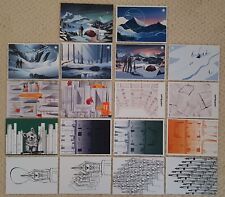 18 RARE MONTBLANC BOUTIQUE AUTHENTIC GREETING HOLIDAY SEASONAL NIB POSTCARDS NEW picture