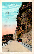 Vintage C. 1910 James Point Signal Mountain Trolley Car Chattanooga TN Postcard picture