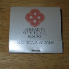 Vtg Sheraton Scottsdale Resort Hotel Scottsdale Arizona Matchbook Unstruck Full picture