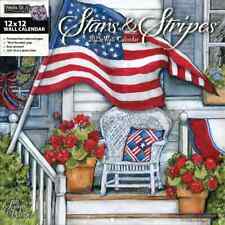 Wells Street by LANG,  Stars and Stripes by Susan Winget 2025 Wall Calendar picture