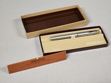 Vintage Sheaffer Triumph 444 Brushed Steel Fountain Pen NO (Missing) Cartridge  picture