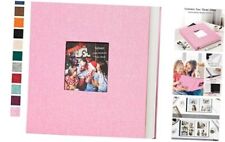  Large Photo Album Self Adhesive 3x5 4x6 5x7 8x10 11''x10.6''40pages Pink picture