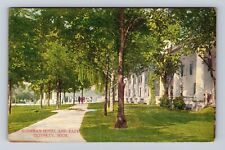 Petoskey MI-Michigan, Cushman Hotel and Park, Advertising, Vintage Postcard picture