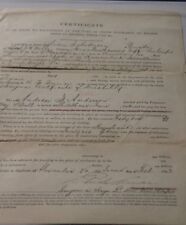 1863 Certificate of Discharge for a Soldier / Severance pay voucher set picture