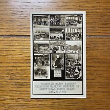RPPC Shamokin Dress Factory opening Pennsylvania 1940 Real Photo Postcard picture
