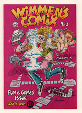 Wimmen's Comix #3 TRINA ROBBINS, DIANE NOOMIN 2nd Print Last Gasp 1974 VF picture