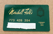 VINTAGE MARSHALL FIELD DEPARTMENT STORE CREDIT CARD picture