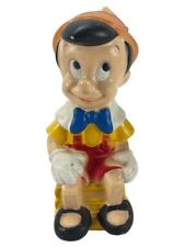 Vintage 1971 Pinocchio Bank Walt Disney Productions Play Pal Plastics picture