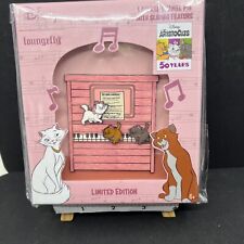 Disney Loungefly Aristocats Piano 50th LE Jumbo Pin Marie Toulouse Berlioz picture