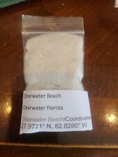 CLEARWATER Beach Florida Beach Sand Sample  Approximately 30ml.  whitest sand picture