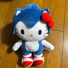 SONIC THE HEDGEHOG HELLO KITTY Special Plush Doll SEGA Sanrio Limited excellent picture