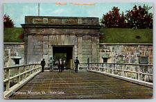 Vintage Postcard VT Monroe Fortress Monroe Entrance Divided Back c1907 -12763 picture