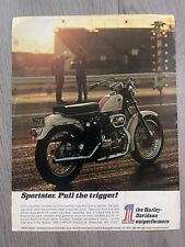 Vintage 1971 Harley Davidson 900cc Sportster Advertisement #1 Outperformers  picture