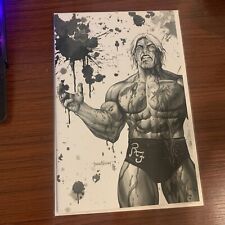 Ric Flair #1 2023 Battle Damage BW Virgin Variant Nature Boy Comic Book NM picture