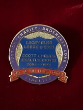 Justice Charity Brotherly Love Fidelity Lacey Elks 9/11 We Will Never Forget Pin picture