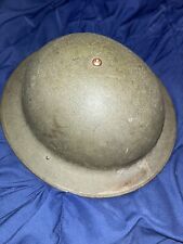 Original Pre-WWII US Military M1917A1 Kelly Helmet WWI Shell with REPRO liner picture