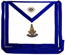 Masonic Past Master Apron EMBROIDERED  Blue Lodge Fraternity DMA-1100GB picture