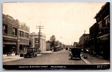 Wood River IL Grocery~Bicycle Shop~Dr H B Gillis~Alton Laundry Agency~Hotel RPPC picture