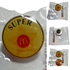 McDonalds SUPER M STAR Enamel Lapel Pin 2014 NEW IN SEALED PACKAGE picture