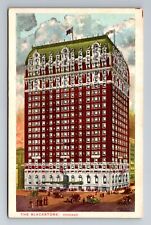 Chicago IL-Illinois, the Blackstone Hotel, Advertising, Antique Vintage Postcard picture