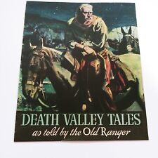 1934 Death Valley Tales As Told by the Old Ranger  Pacific Borax co. booklet picture