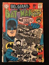 BATMAN 198 1.5 3/4 SPINE SPLIT WRITING ON BATMAN JOKER 1968 DC MO picture
