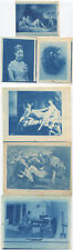 VARIETY OF CLASSIC WORKS OF ART ON CYANOTYPE.  6 SET. picture