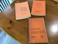 Lot of 3 Vintage Syracuse University Directory Student 1950's picture