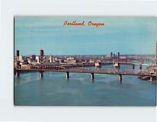 Postcard Four of Portland's Main Bridges Willamette River Portland Oregon USA picture