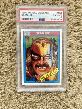 1990 Impel Marvel Universe #161 Stan Lee Mr. Mavel PSA 6 picture