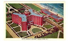Vintage Postcard Hotel Berkeley Carteret Asbury Park New Jersey Historic USA picture