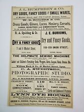 1887 Lynn Massachusetts Advertisement Crosman Fuller Orr Guild Burrows Sweetser picture