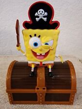 Vintage 2007 Spongebob Square Pants Pirate Treasure Chest Box Bank Imperial picture