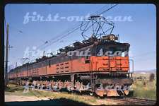R DUPLICATE SLIDE - Milwaukee Road MILW E29B Boxcab Electric Group View picture